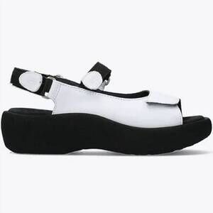 NEW WOLKY women's jewel sandal in white